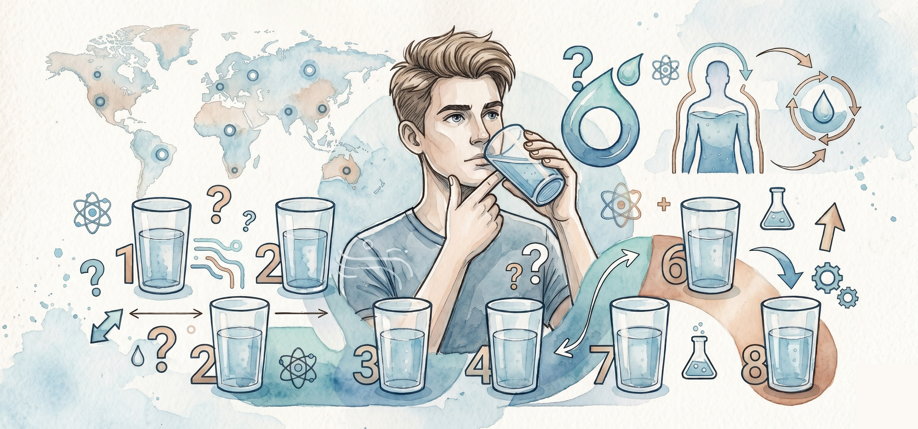 How Much Water Should You Really Drink Daily? (Science vs Myths)